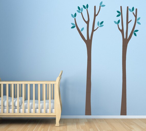 Tree Fabric Wall Decals Tree Decals Etsy