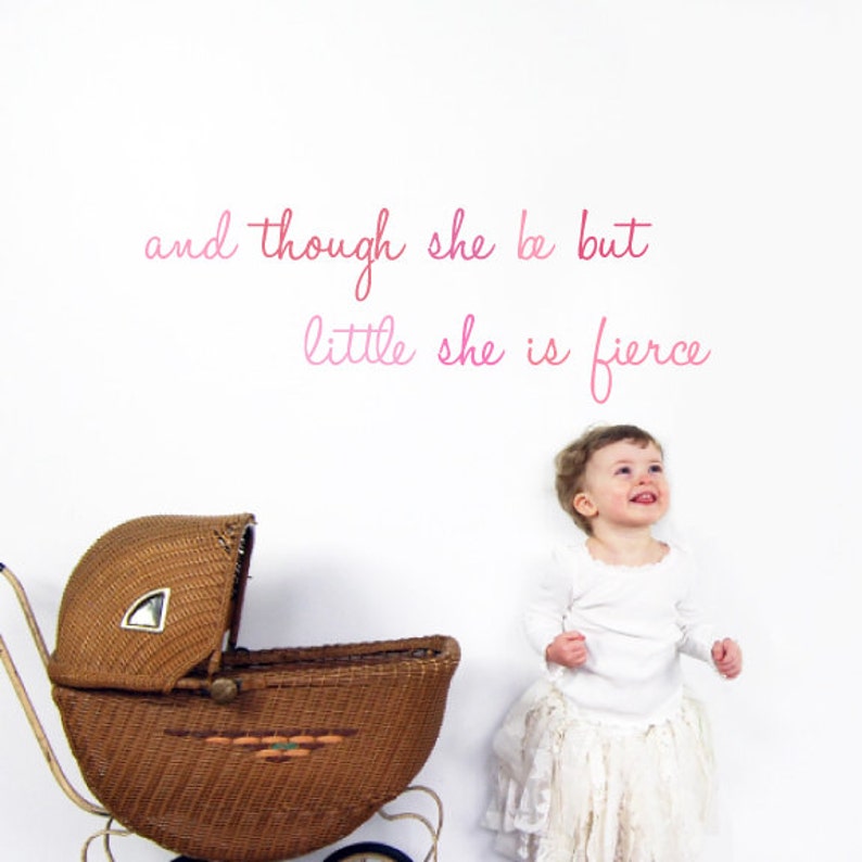 Nursery Wall Decals Quote Nursery Quote Fabric Wall Decals Etsy