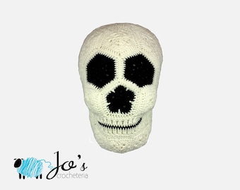 Crochet Pattern - Lucy the African Flower Skull - Halloween decoration