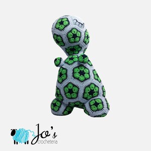 CROCHET PATTERN Caspar the African Flower T-Rex/Dinosaur Crochet Pattern image 4