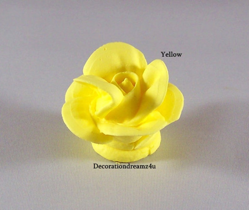 10 1 1/4 Edible Rose Edible Flower Topper Edible Etsy