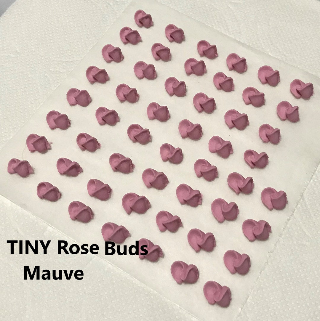 50 TINY Edible Rose Edible Flower Edible Topper Edible Etsy