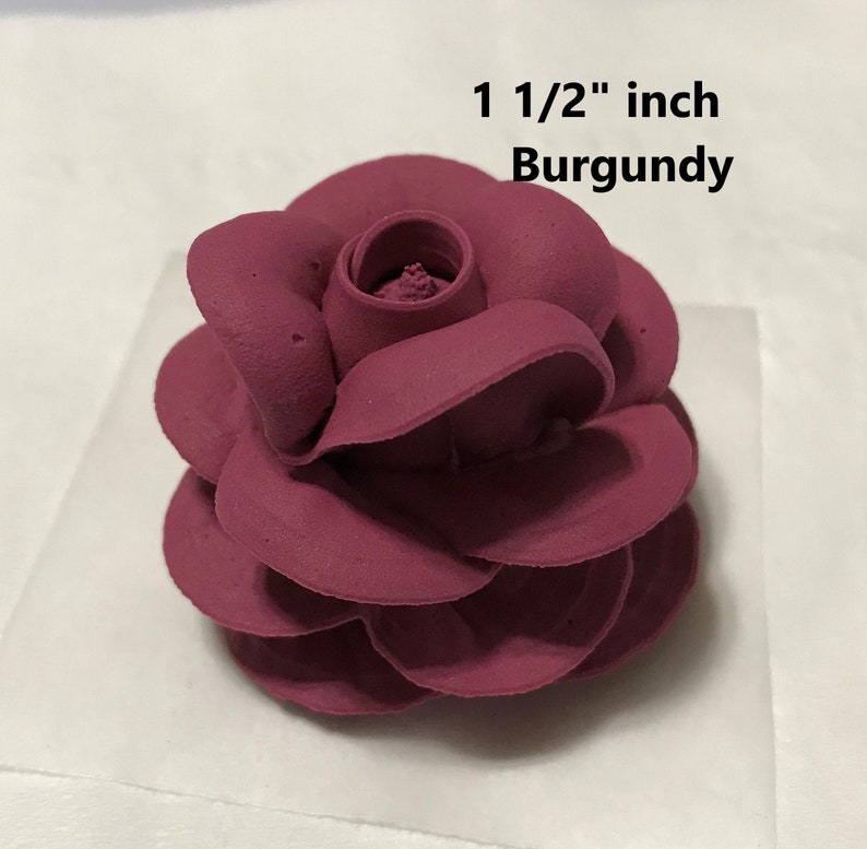 10 1 1/2 Edible Rose Edible Flower Topper Edible Etsy
