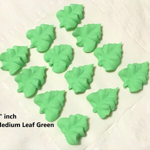 16 - 1&quot; Edible Rose, Edible Leaves, Edible Topper, Edible Decoration, Royal Icing Flower, Cake Topper, Edible Sugar Flower, Wedding Flower