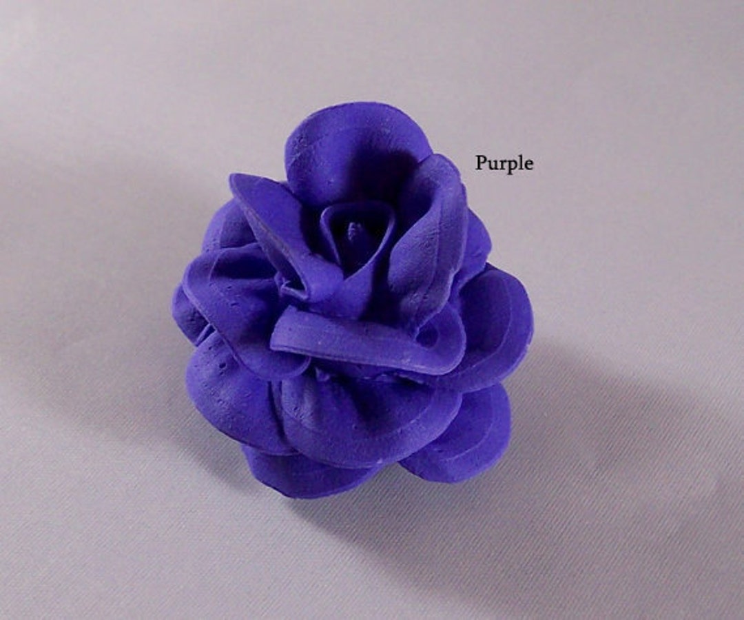 10 1 1/2 Edible Rose Edible Flower Topper Edible Etsy