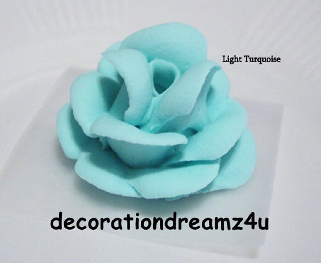 10 1 1/2 Edible Rose, Edible Flower, Topper, Edible Decoration, Royal