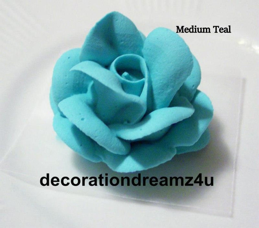 10 1 1/2 Edible Rose Edible Flower Topper Edible Etsy