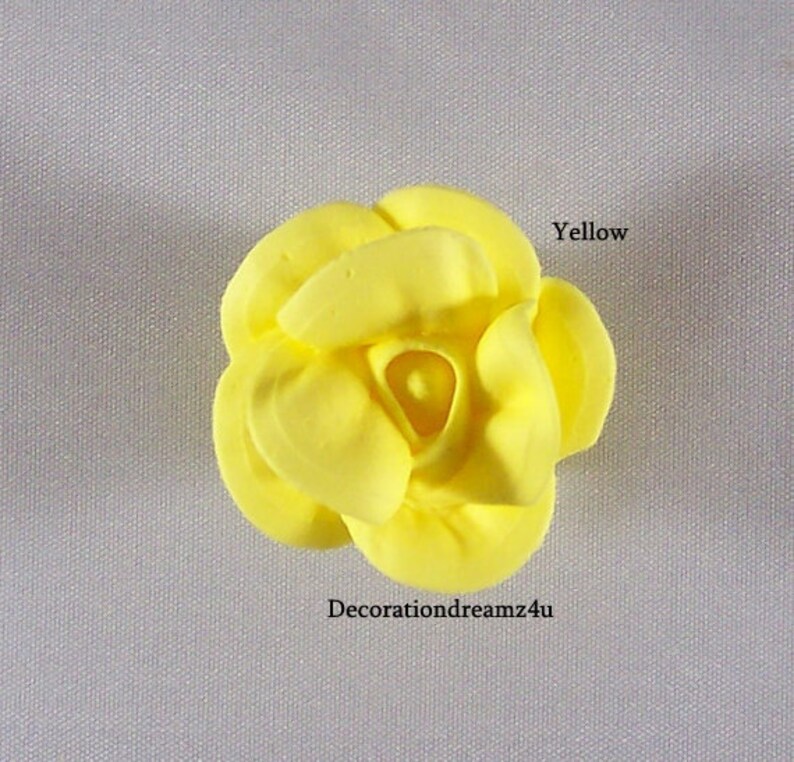 10 1 1/4 Edible Rose Edible Flower Topper Edible Etsy