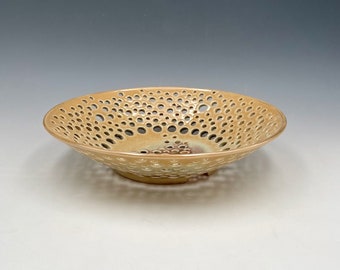 Porcelain Lace Fruit Bowl