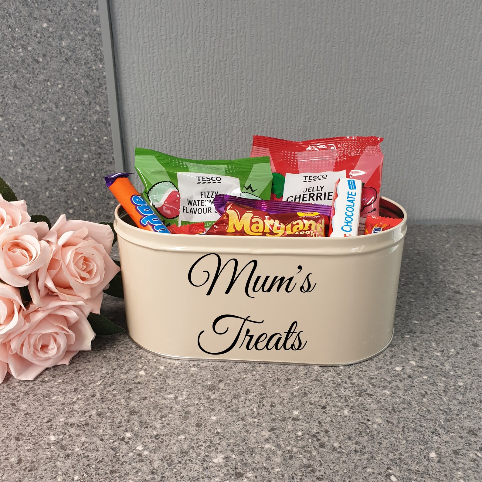 Treat Tin Nana's Treat Tin Personalised Snacks Tin Etsy