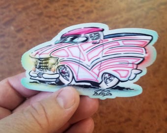 Kustom Ranchero Truck Weirdo Monster sticker sticker hot rod rat look vintage voiture camion vélo 243