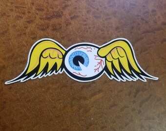 Flying Eye Decal Etsy