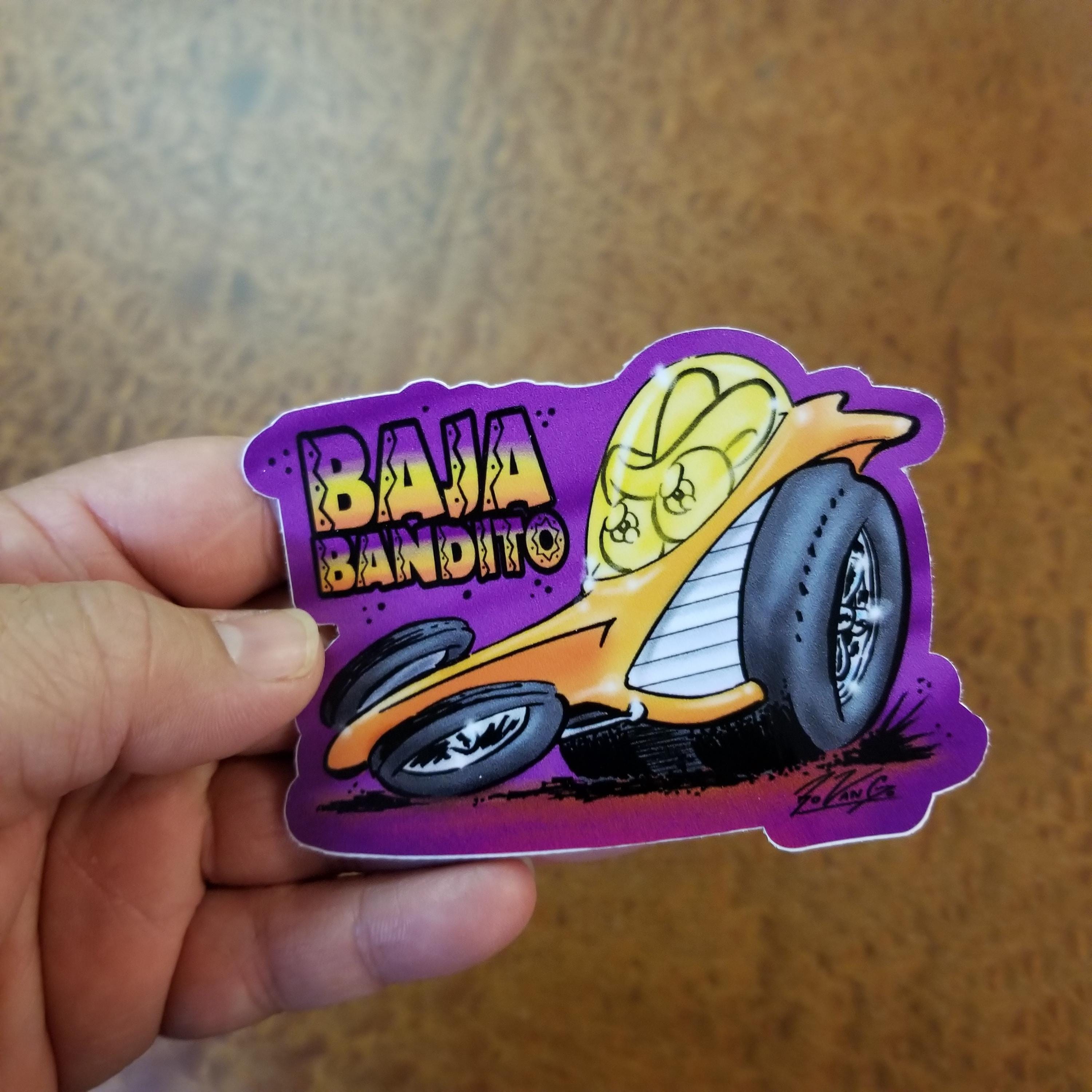 Baja Bandeeto Weirdo Monster Sticker Decal Hot Rod Rat Vintage Look Car ...