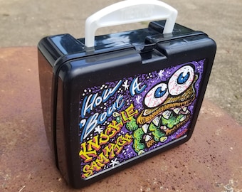 Knuckle Sandwich Lunch Box hit rod art Lowbrow kustom kulture