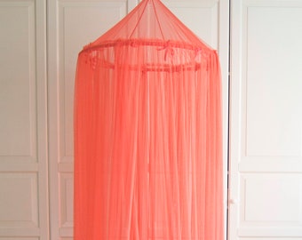 Coral Baldachin -  Tulle Canopy, Crib  Bed Mesh Canopy, Nursery canopy, Bed canopy, Play room canopy, Hanging Canopy, Nook, Photo