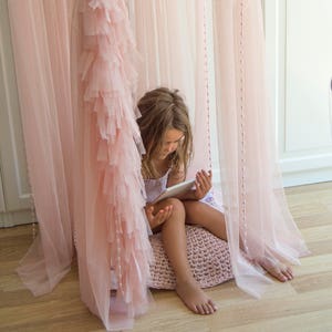Blush Pink Baldachin -  Play Canopy, Crib Canopy, Kids canopy, Nursery canopy, Bed canopy, Play room canopy, Hanging Canopy, Photo prop