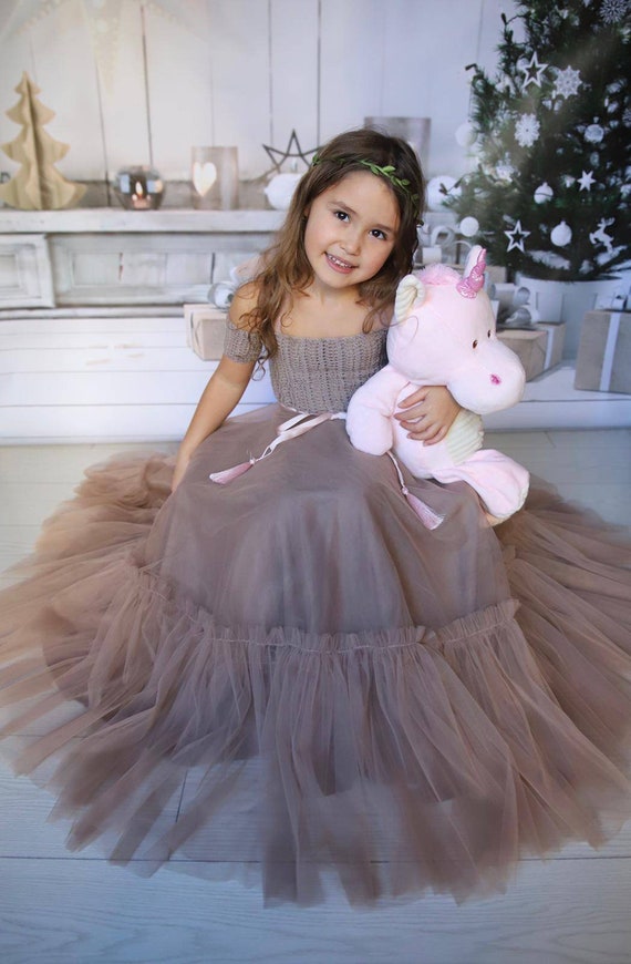tutu gown flower girl