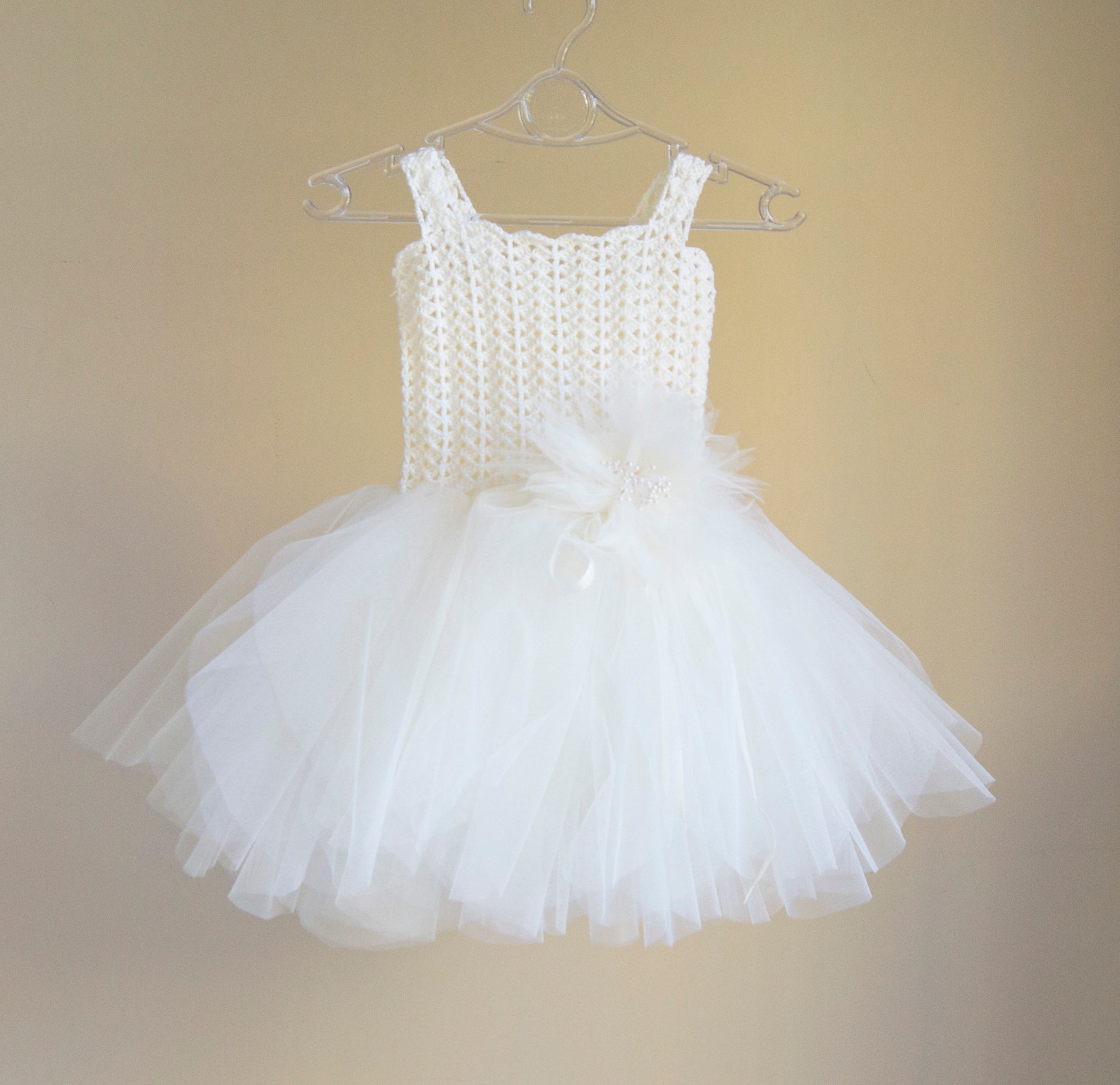 Ivory Tutu Dress for Little Ballerina. Flower Girl Tutu Dress. | Etsy