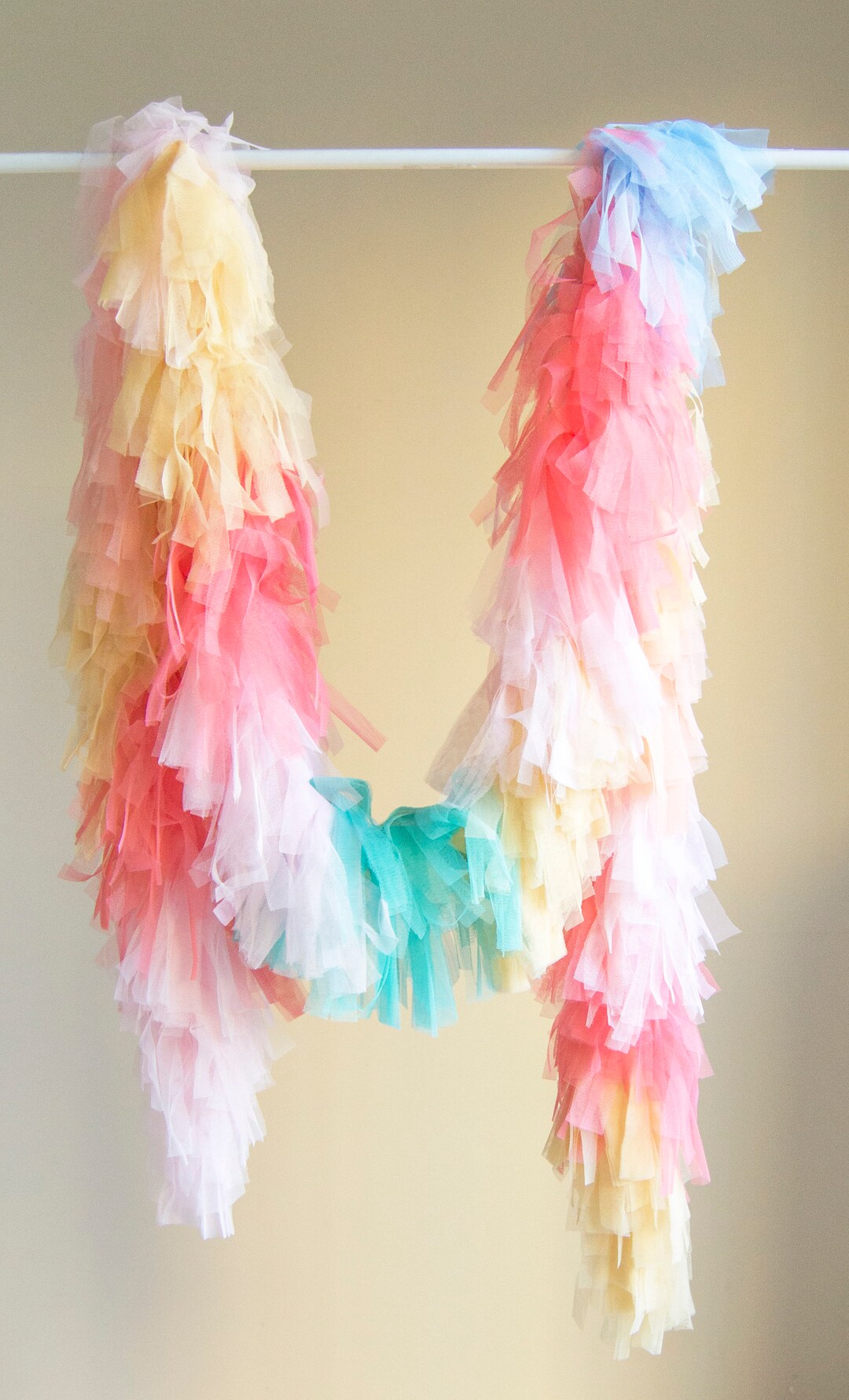 Unicorn Tulle Garland. Unicorn Birthday Garland. Unicorn Birthday Decor