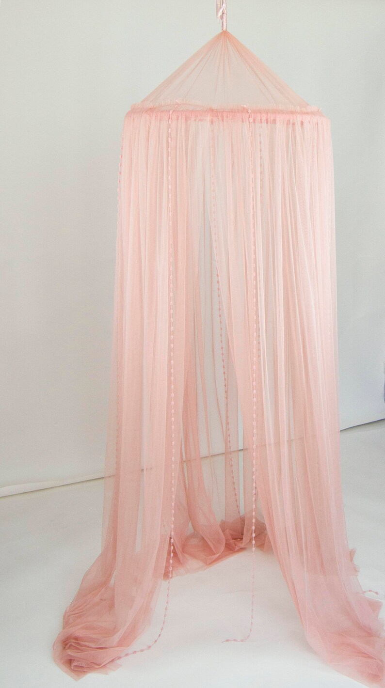 Blush Pink Baldachin Play Canopy Crib Canopy Kids Canopy Etsy