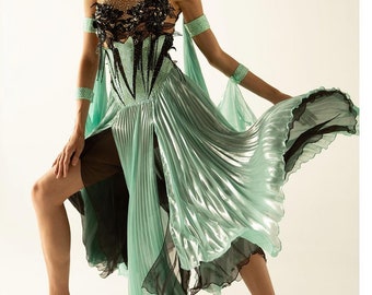 American Smooth Ballroom Dancing Gown. Ballroom competition dress