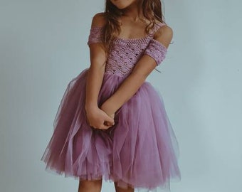 Dusty Pink Boho Girl Tutu Dress. Bohem Girl Tulle Dress With - Etsy Ireland Dusty Pink Boho Girl Tutu Dress. Bohem Girl Tulle Dress With - Etsy Ireland