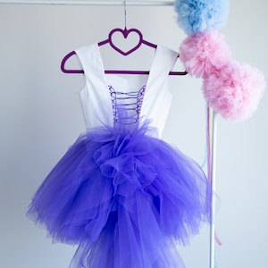 My Little Pony Rarity Inspired Tutu Dress. Halloween Rarity costume. My little Pony birthday party outfit