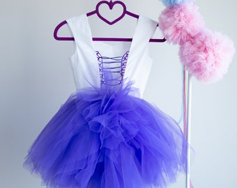 My Little Pony Rarity Inspired Tutu Dress. Halloween Rarity costume. My little Pony birthday party outfit