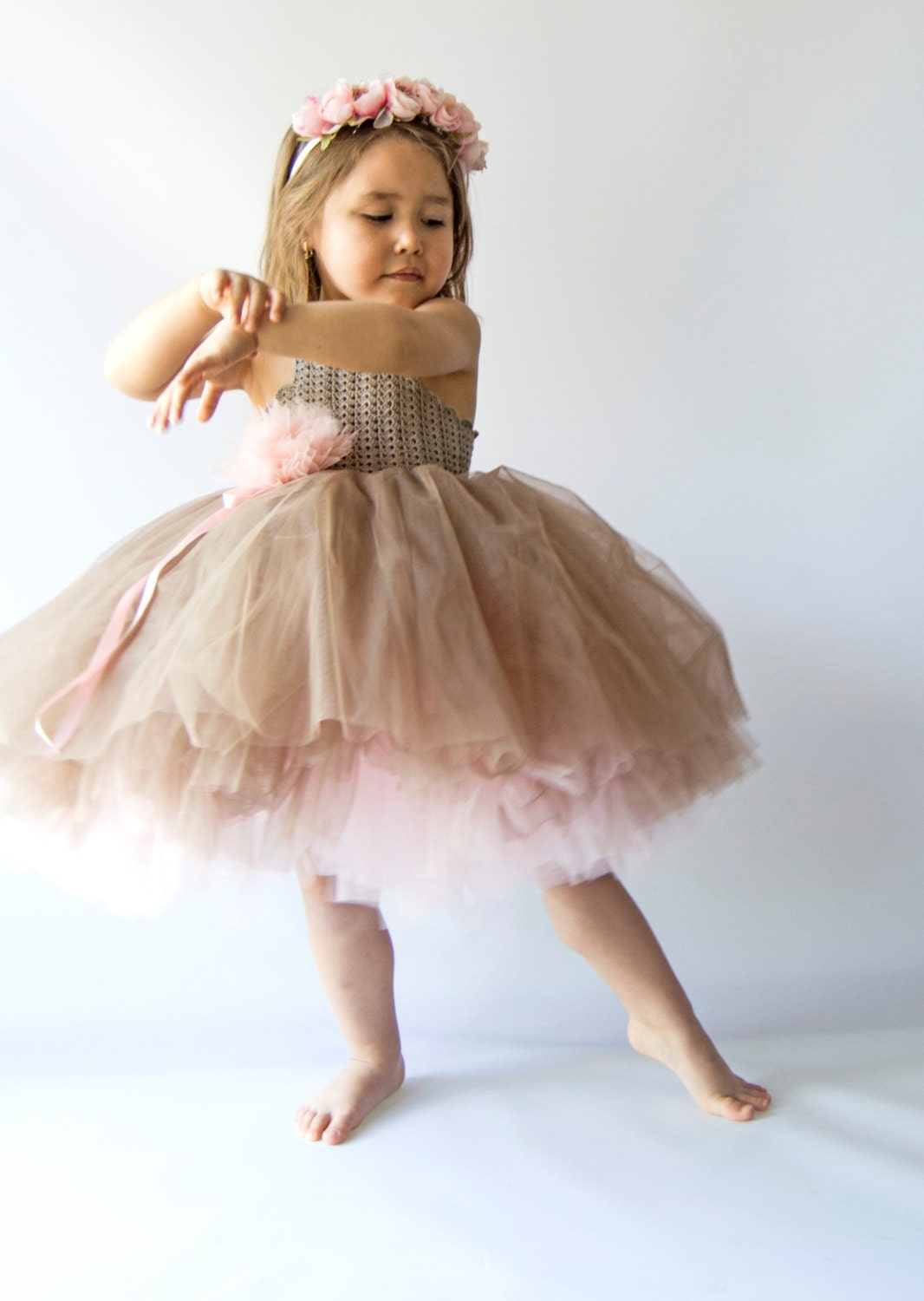 Robe Tutu bébé moelleux, tenue de fête pour filles – Grandado