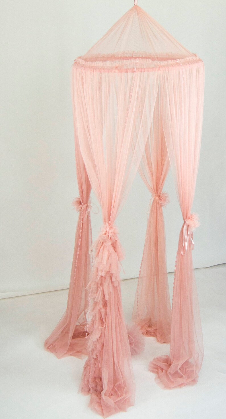 Blush Pink Baldachin Play Canopy Crib Canopy Kids canopy Etsy