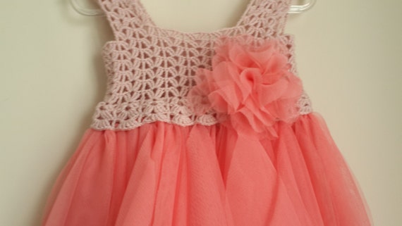 Vestidos a online crochet con tul