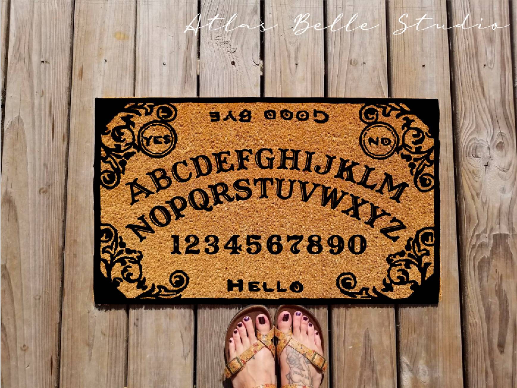 XL Ouija board doormat Halloween mat fall doormat Etsy