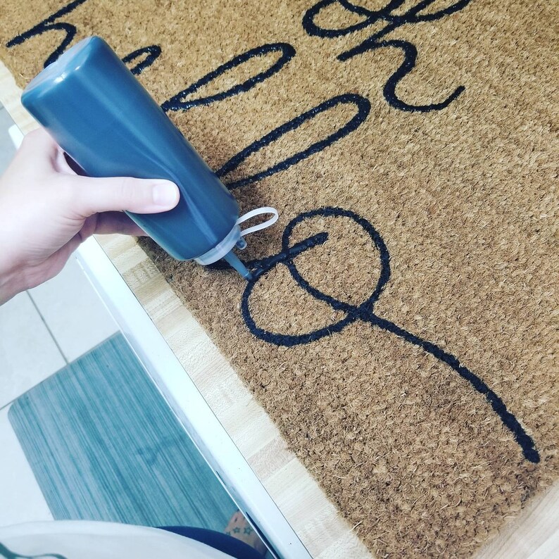 Probably at Hobby Lobby doormat mat Valentine's Etsy