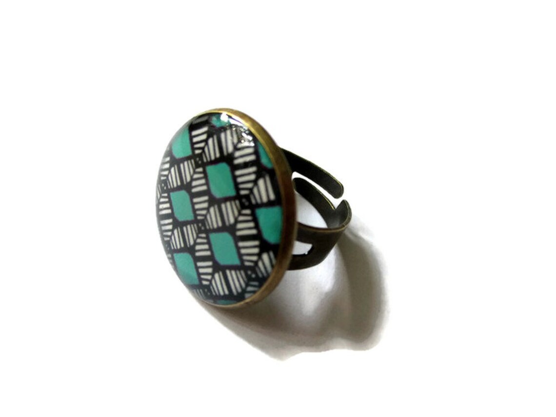 ETHNIC RING African Ring Geometric Ring Geometric | Etsy