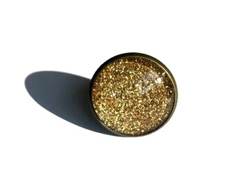 GOLD JEWELRY PARTY Ring - Glitter - Minimal Ring - Teen - Gift for Sister - Holiday Gift Teen Party Jewellery Party Gift Christmas