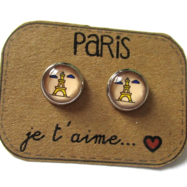 Paris Crystal Earring Si Steel main image 1