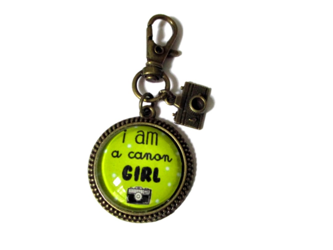 I Am a Canon Girl Keychain Camera Keyring Photography Gift Etsy