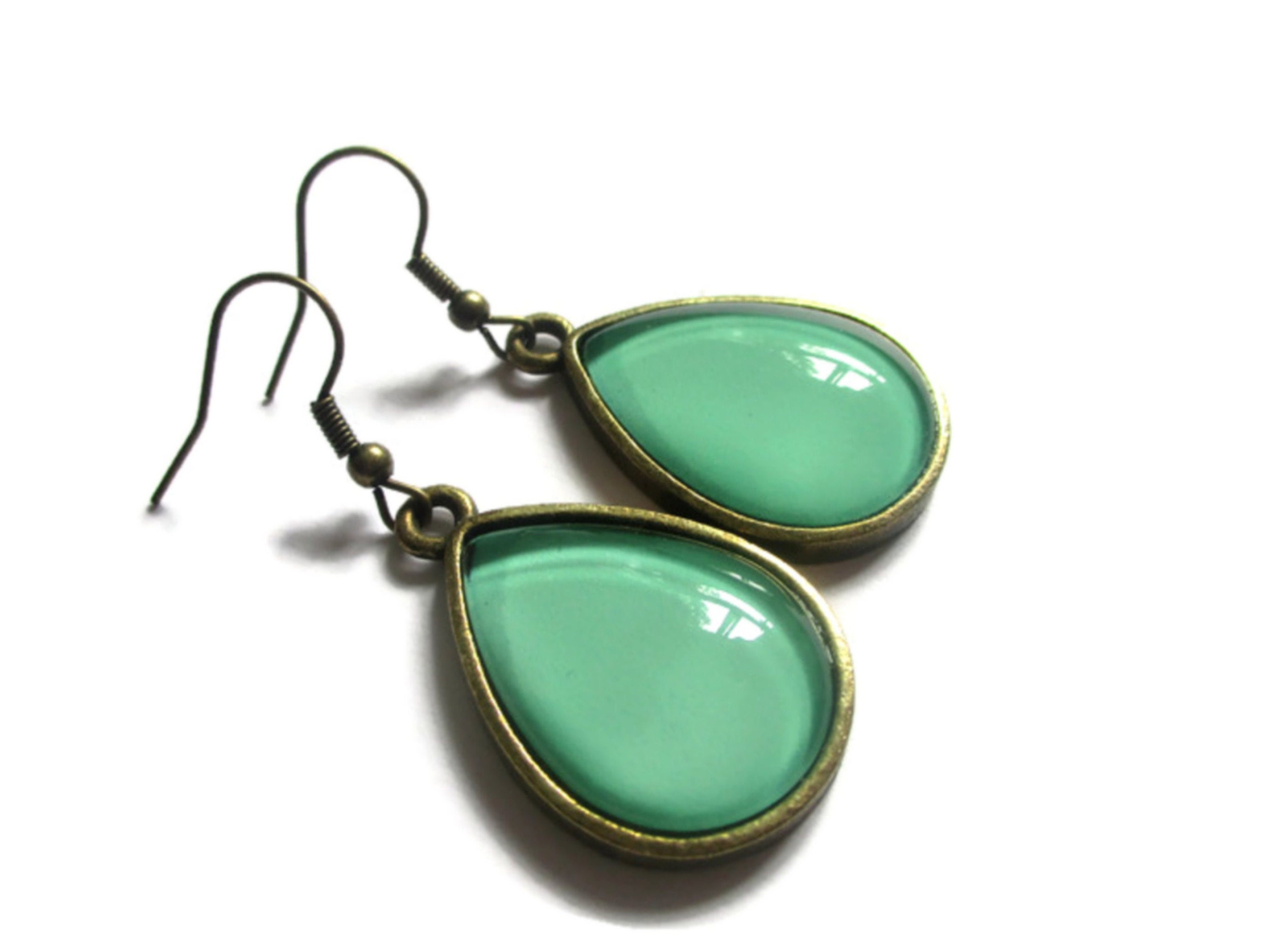 Buy Sea Green Earrings Online In India Etsy India