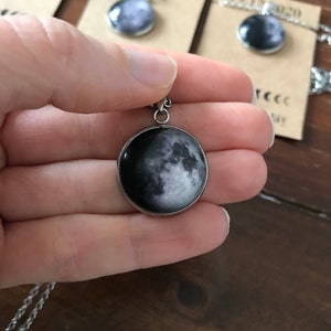 COLLAR de fase lunar personalizado, luna de nacimiento, collar personalizado, collar de luna, joyería de regalo personalizada, acero inoxidable imagen 6