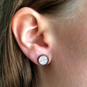 COMPASS EARRINGS Antique Compass earrings traveler gift image 5