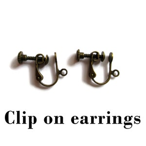 PARROT EARRINGS TEARDROP Vintage earrings Parrot jewelry image 5