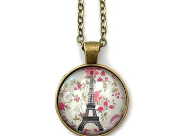 Eiffel Tower Necklace, paris theme party, Paris jewelry, french jewelry, Paris necklace, Paris pendant, eiffel tower pendant, gift for her