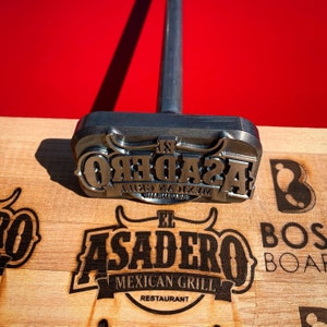 Custom Branding Iron: Wood & Leather Stamp, Wedding Brand