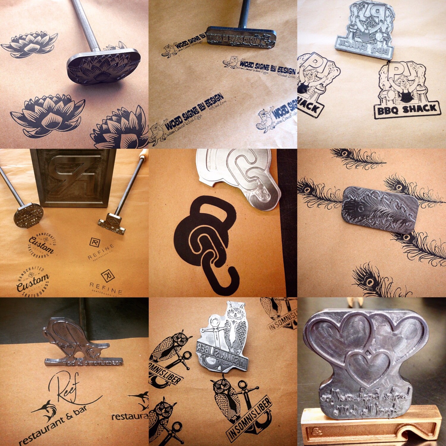 Custom Branding Iron / Wood Branding Iron / Custom Leather - Etsy