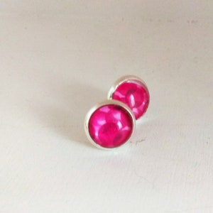 Pendientes de perno Pink Bubbles de 10 mm imagen 1