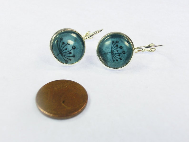 Earrings Mrs Dandelion 12 mm image 2