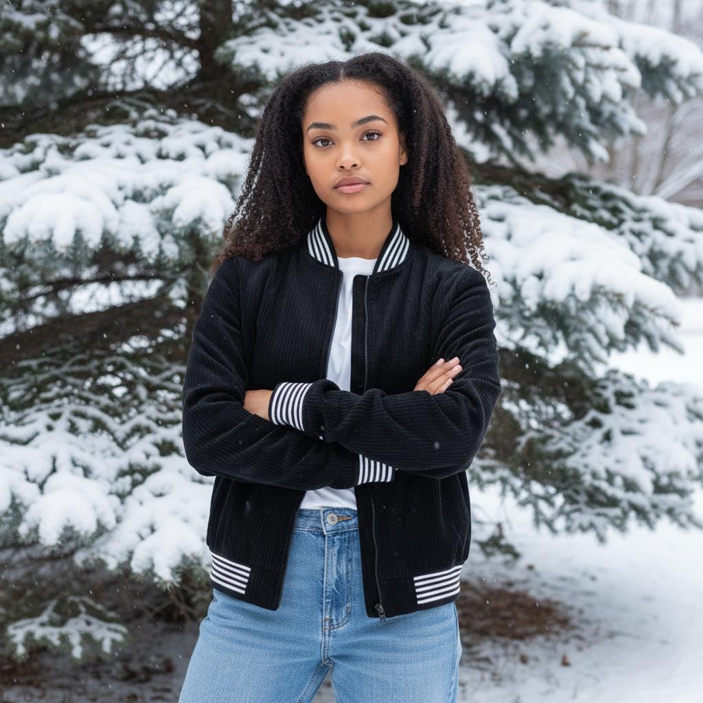Black Velvet Corduroy College Jacket - Etsy