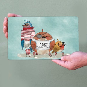 Board breakfast sparrow pirates