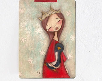 Postcard Penguin Princess