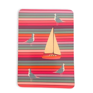 Carte postale Bateau arc-en-ciel